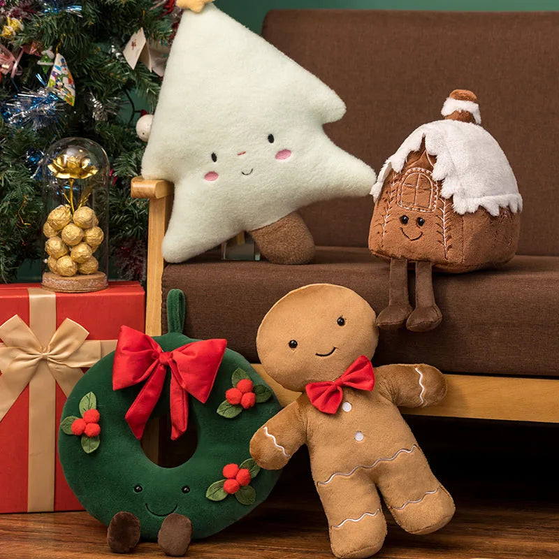 Plush Gingerbread: Perfect for Gifting and Decorating at Christmas!