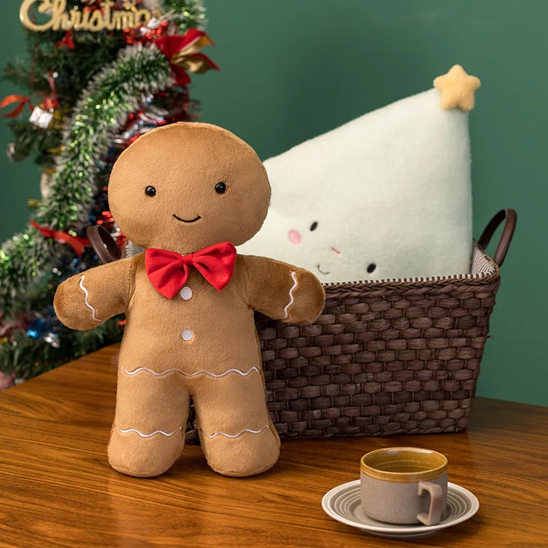 Plush Gingerbread: Perfect for Gifting and Decorating at Christmas!