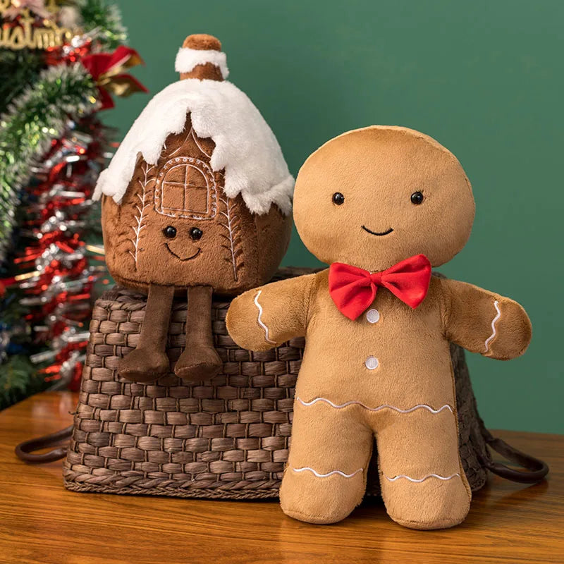 Plush Gingerbread: Perfect for Gifting and Decorating at Christmas!