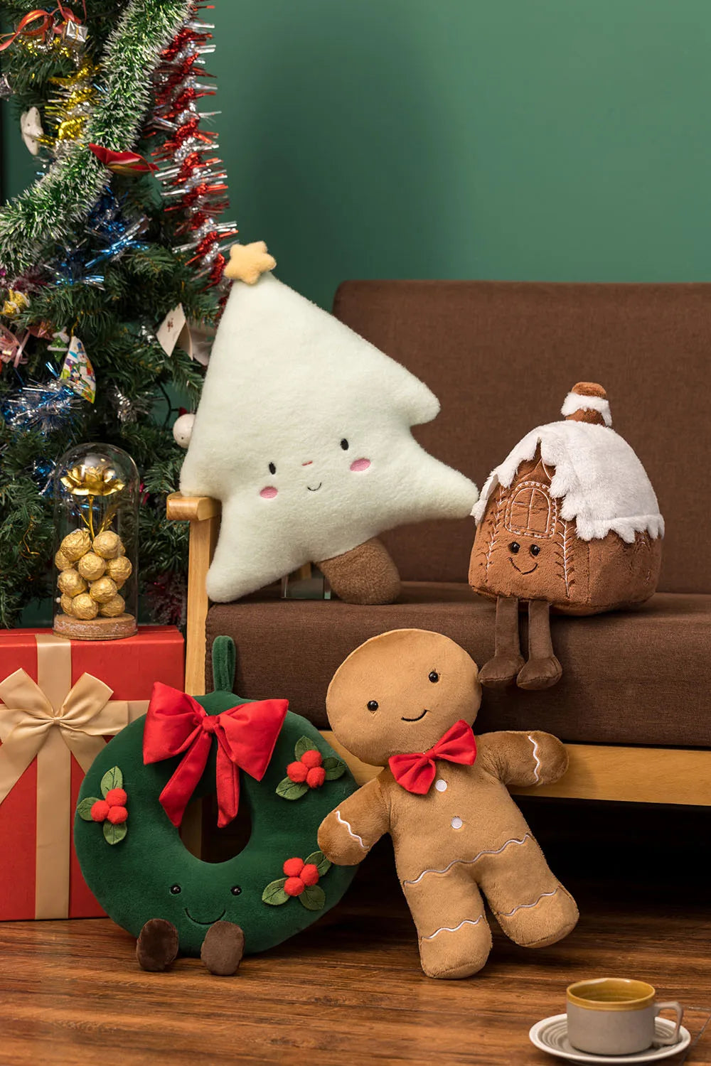 Plush Gingerbread: Perfect for Gifting and Decorating at Christmas!