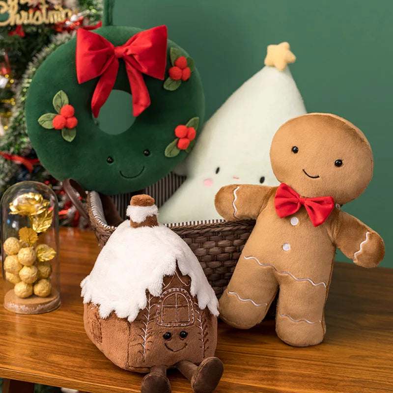 Plush Gingerbread: Perfect for Gifting and Decorating at Christmas!