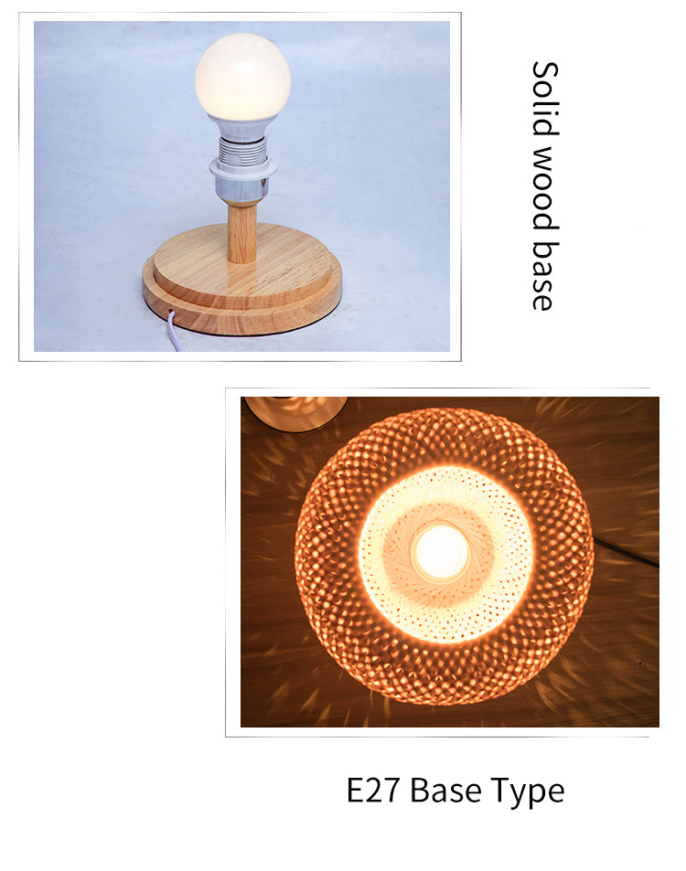 Handmade Bamboo Lamp - Natural Elegance and Warmth