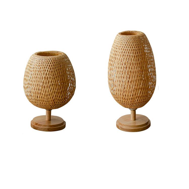 Handmade Bamboo Lamp - Natural Elegance and Warmth