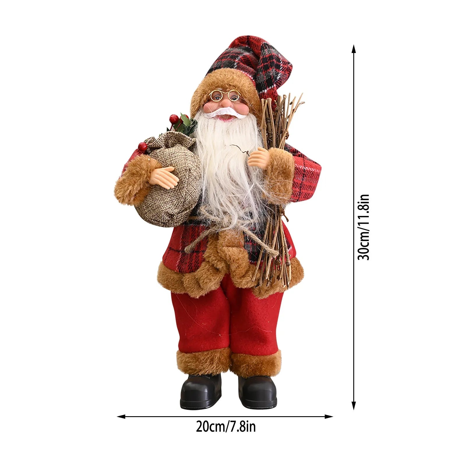 Christmas with Elegance and Magic: Exclusive Cloth Santa Doll!