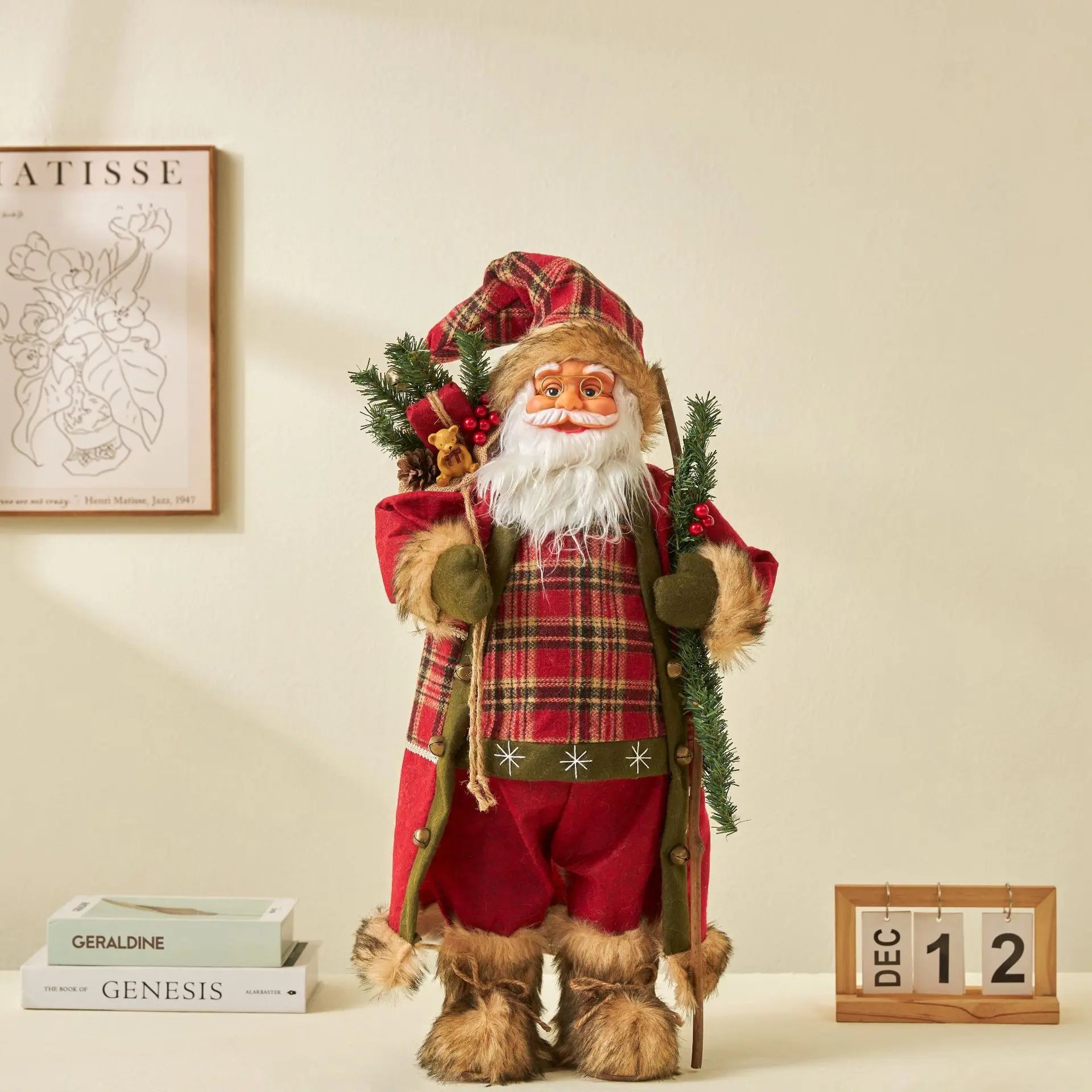 Santa Claus doll, amazing Christmas decoration and the perfect gift for 2024!