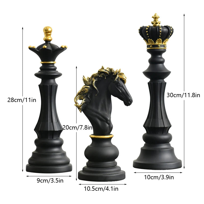 SAAKAR Chess Statues: Elegance and Power in Decoration