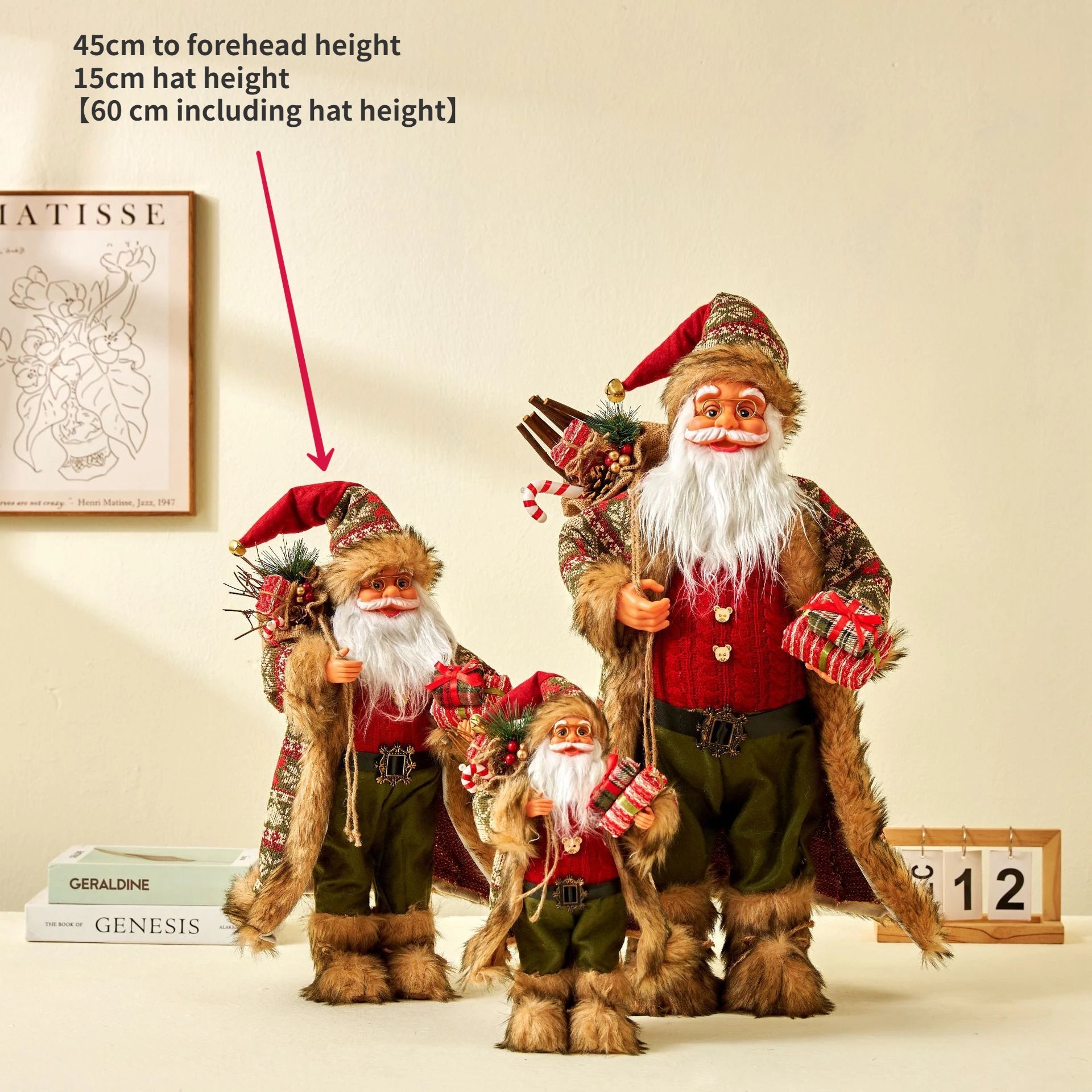 Santa Claus doll, amazing Christmas decoration and the perfect gift for 2024!