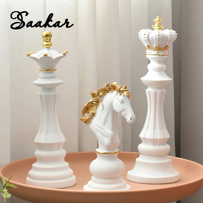 SAAKAR Chess Statues: Elegance and Power in Decoration