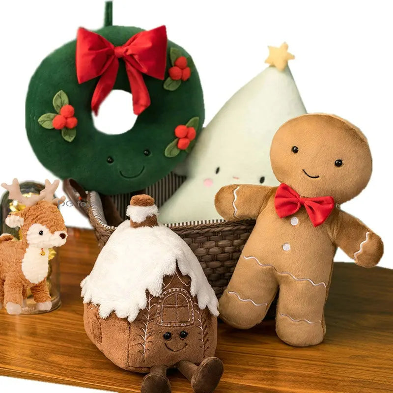 Plush Gingerbread: Perfect for Gifting and Decorating at Christmas!