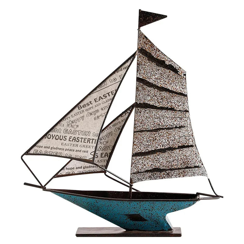 Modern Sailing Decorations Are Smooth Sailing Creative American Living Room TV Wine Cabinet Office Desktop Home Decorations