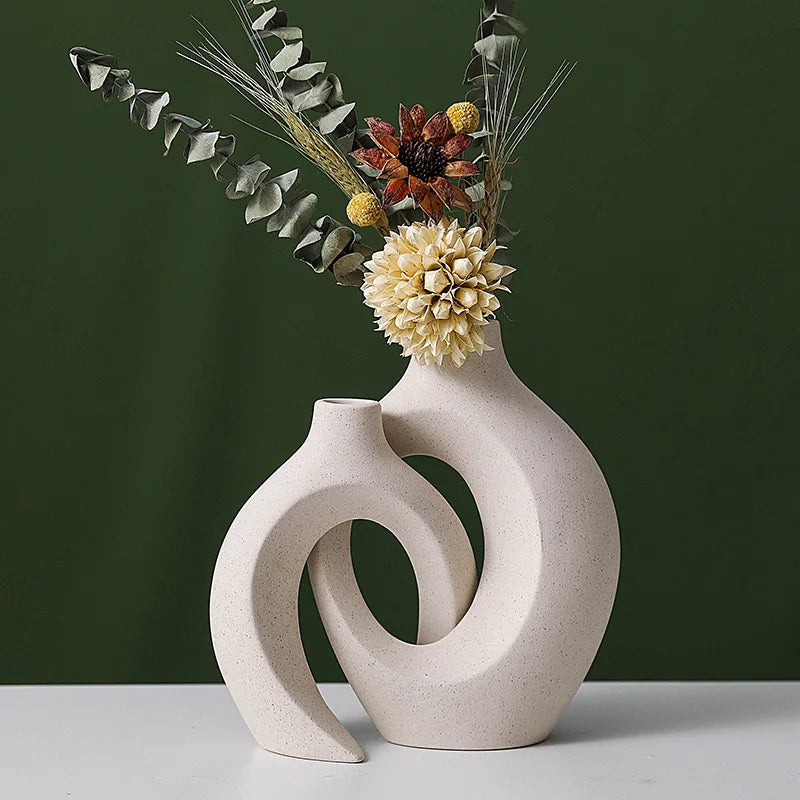 Set of Nordic Ceramic Vases - Modern Elegance for your Decoration