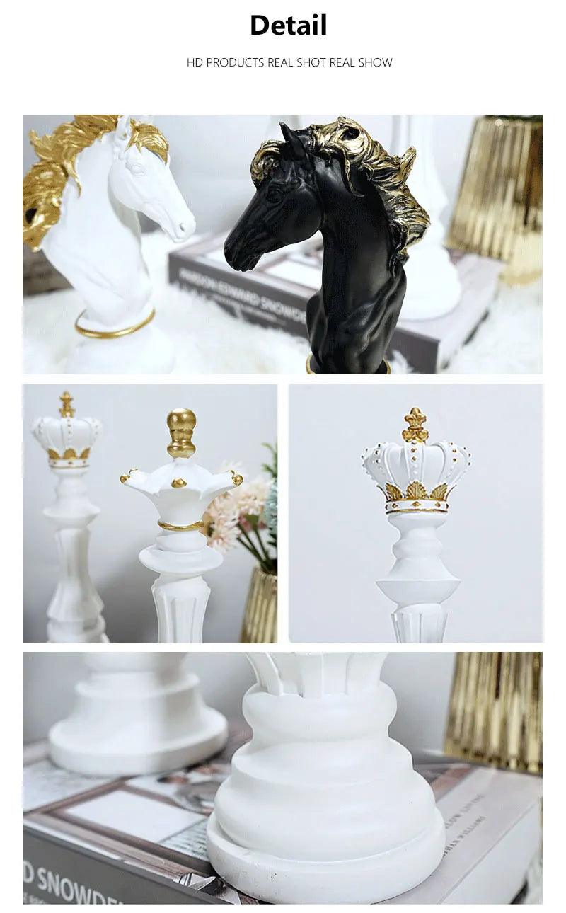 SAAKAR Chess Statues: Elegance and Power in Decoration