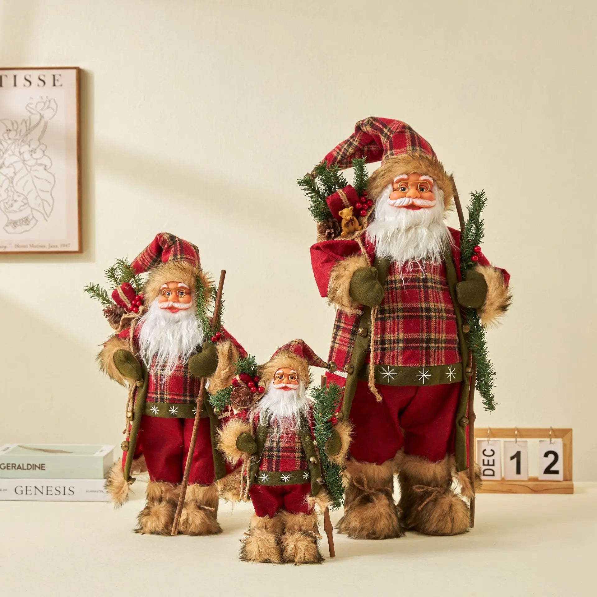 Santa Claus doll, amazing Christmas decoration and the perfect gift for 2024!