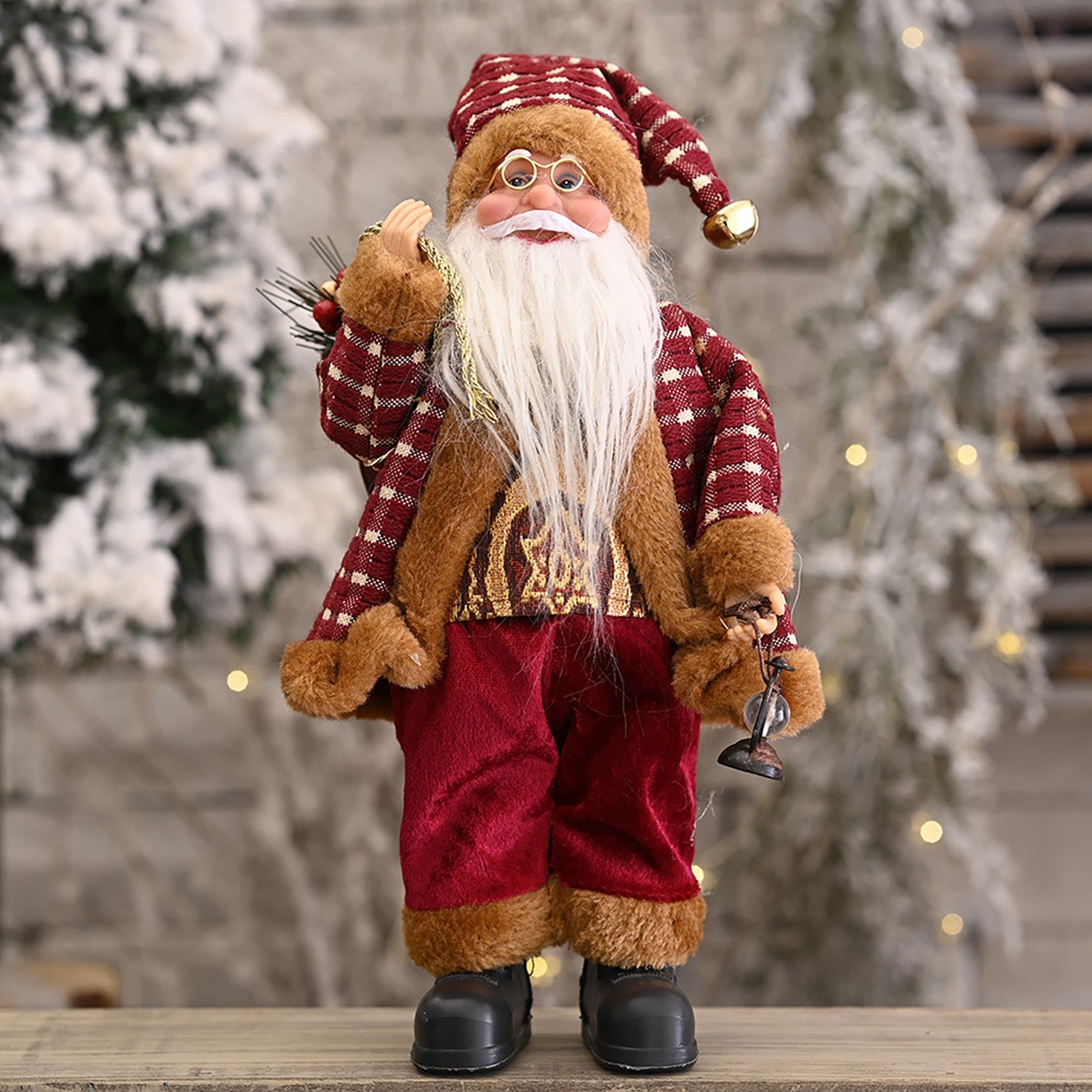 Christmas with Elegance and Magic: Exclusive Cloth Santa Doll!