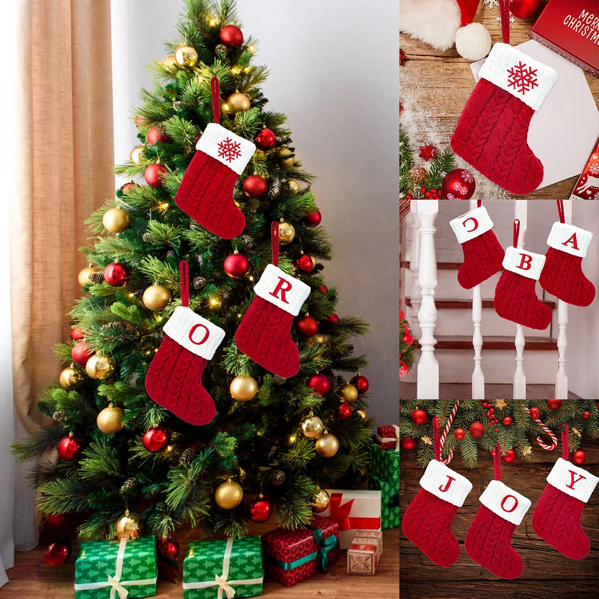 Christmas Stockings Christmas Decoration For Home 2025