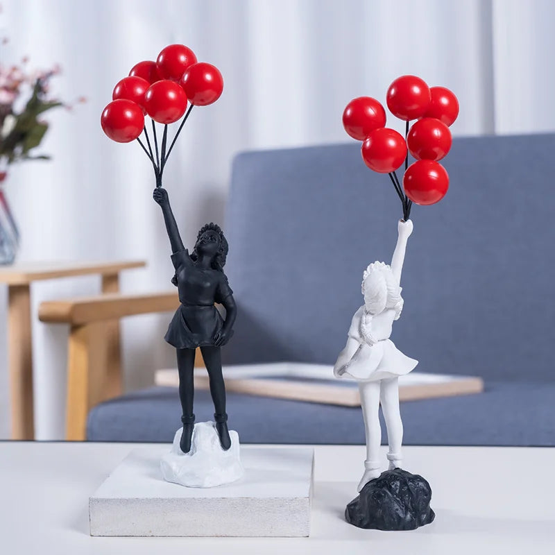 Modern Love Balloon Sculpture - Creative Home and Office Decoration