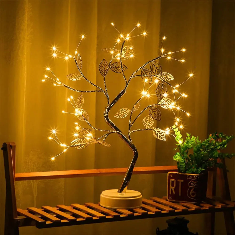 Tree Fairy Light Night